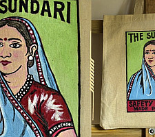 Carnival on Canvas ➤ Canvas Hand Painted Bag ➤ 7