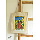 Hand Painted Canvas Bag ~ Tea Girl