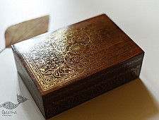 Tarkashi | Tarkashi Box ~ Wood Inlay with Brass Wire