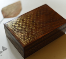 Tarkashi | Tarkashi Wooden Box ~ Inlay Art