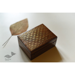 Tarkashi | Handcrafted Wood Inlay Box / Tarkashi Jewelry Box