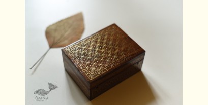 Tarkashi | Handcrafted Wood Inlay Box / Tarkashi Jewelry Box