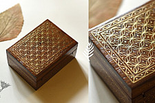 Tarkashi | Handcrafted Wood Inlay Box / Tarkashi Jewelry Box