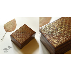 Tarkashi | Handcrafted Wood Inlay Box / Tarkashi Jewelry Box