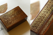 Tarkashi | Tarkashi Box ~ Wood Inlay with Brass Wire