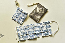 Be safe & stylish ✜ Cotton Two Layered Mask ( Set of 2 ) ✜ 9