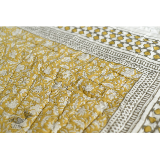 shop double Bed Quilt - Cotton Jaipuri Razai