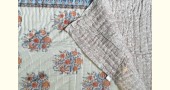 shop Cotton block printed Jaipuri Razai / Quilt - Single Bed