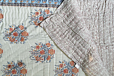 Thaat Baat | Sanganeri Block Printed Razai / Quilt - Double Bed (90" x 108")