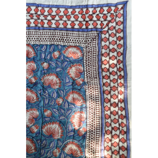 shop Pure Cotton Quilt - Sanganeri Jaipuri Razai Single Bed