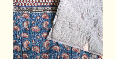 Thaat Baat | Pure Cotton Quilt - Sanganeri Jaipuri Razai Single Bed