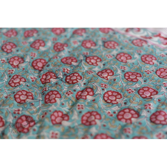 shop Sanganeri Jaipuri Razai Double Bed - Light Weight Quilt