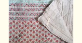 shop Sanganeri Jaipuri Razai Double Bed - Light Weight Quilt - Pink Flowers