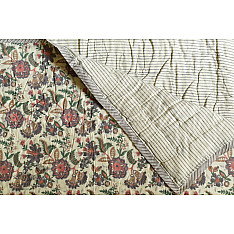 Thaat Baat | Sanganeri Jaipuri Razai/Quilt - 100% Cotton (Single Bed)