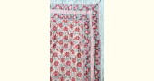 shop Sanganeri Block printed Razai - Cotton Single Bed Quilt