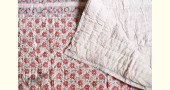 shop Sanganeri Block printed Razai - Cotton Single Bed Quilt