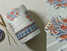 Thaat Baat | Sanganeri Block printed Razai / Quilt - Single Bed (90" x 60")
