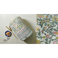 Thaat Baat | Sanganeri Jaipuri Reversible Razai / Quilt - Double Bed - Off White