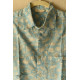 shop  Sanganeri Blok Print - Cotton Half Sleeve Shirt - Sky Blue