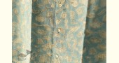shop  Sanganeri Blok Print - Cotton Half Sleeve Shirt - Sky Blue