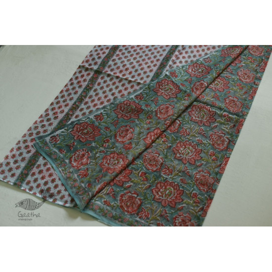 shop sanganeri block printed kota cotton saree