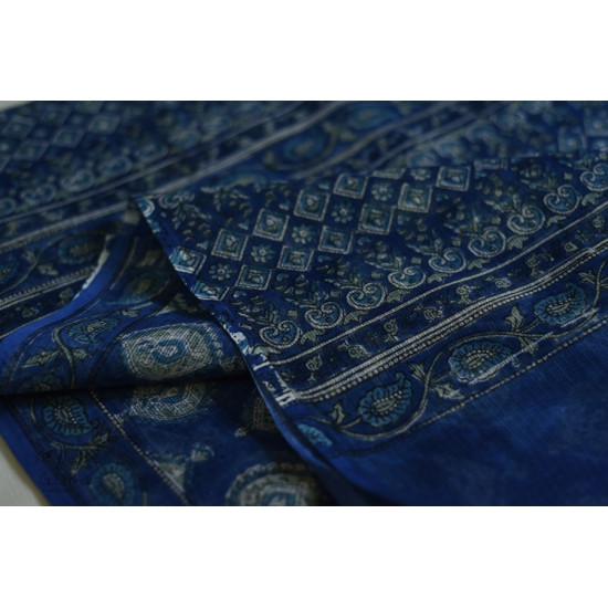 shop sanganeri block printed kota cotton saree