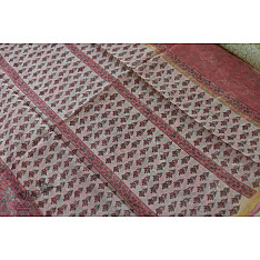 Kumudini . कुमुदिनी | Kota Cotton Saree - Sanganeri Block Printed - Pink