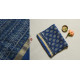 shop Kota Cotton Blue Saree - Sanganeri Block Printed