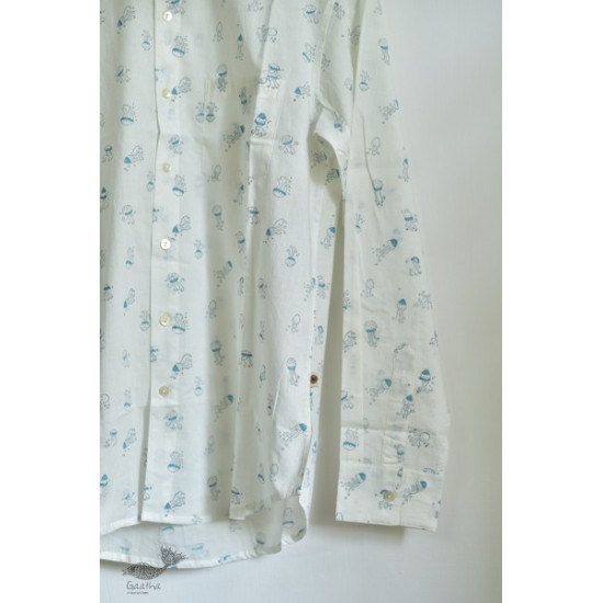 Sing of Spring ✯ Sanganeri ✯ Cotton Full Shirt ✯ 11