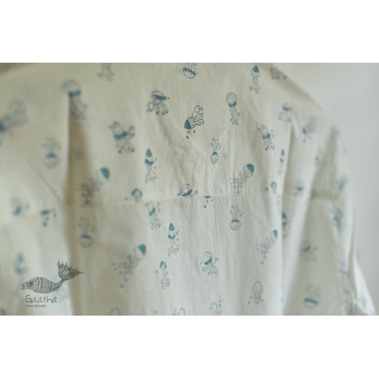 Sing of Spring ✯ Sanganeri ✯ Cotton Full Shirt ✯ 11