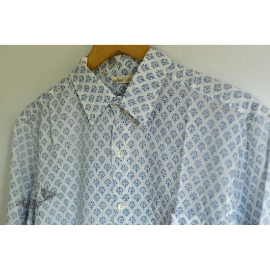 Sing of Spring ✯ Sanganeri ✯ Cotton Full Shirt ✯ 16