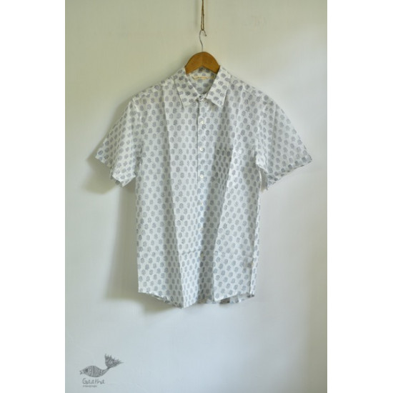 Sing of Spring ✯ Sanganeri ✯ Cotton Half Sleeve Shirt ✯ 17