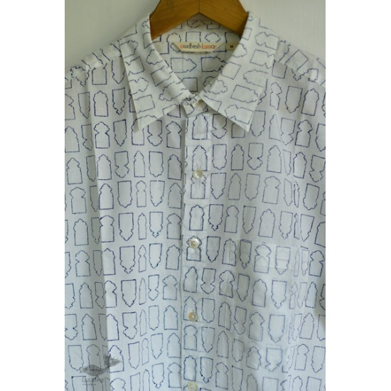 Sing of Spring ✯ Sanganeri ✯ Cotton Half Sleeve Shirt ✯ 19