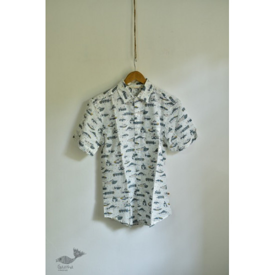 Sing of Spring ✯ Sanganeri ✯ Cotton Half Sleeve Shirt ✯ 21