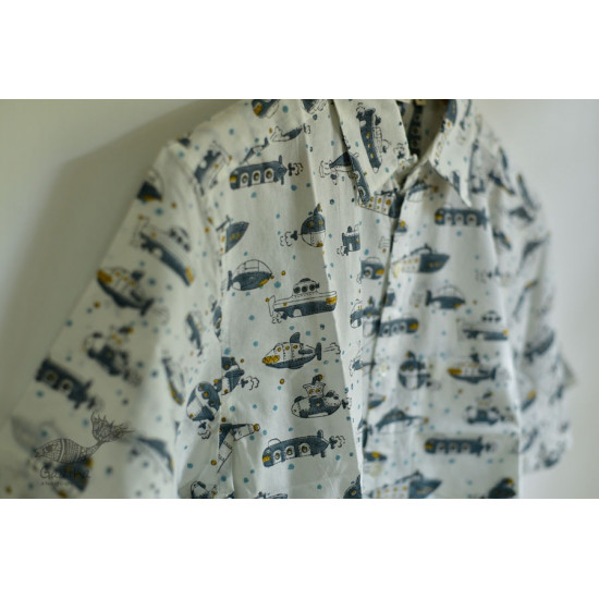 Sing of Spring ✯ Sanganeri ✯ Cotton Half Sleeve Shirt ✯ 21