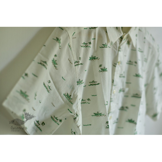 Sing of Spring ✯ Sanganeri ✯ Cotton Half Sleeve Shirt ✯ 30