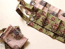 Be safe & stylish ✜ Cotton Two Layered Mask ( Set of 2 | Adjustable Button ) ✜ 13