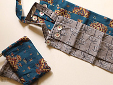 Be safe & stylish ✜ Cotton Two Layered Mask ( Set of 2 | Adjustable Button ) ✜ 14