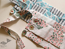 Be safe & stylish ✜ Cotton Two Layered Mask ( Set of 2 | Adjustable Button ) ✜ 16