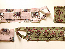 Be safe & stylish ✜ Cotton Two Layered Mask ( Set of 2 | Adjustable Button ) ✜ 13