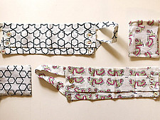 Be safe & stylish ✜ Cotton Two Layered Mask ( Set of 2 | Adjustable Button ) ✜ 15