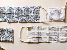 Be safe & stylish ✜ Cotton Two Layered Mask ( Set of 2 ) ✜ 1