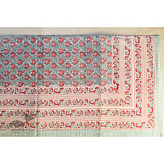 Landscapes Under My Roof | Sanganeri Handblock Printed Double Bedsheet  with Pillow Covers- B