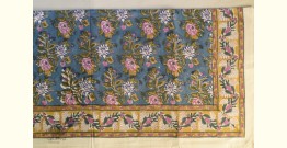 Landscapes Under My Roof | Sanganeri Handblock Printed Double Bedsheet  with Pillow Covers- D