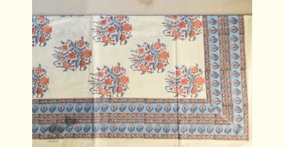 Landscapes Under My Roof | Sanganeri Handblock Printed Double Bedsheet  with Pillow Covers- F