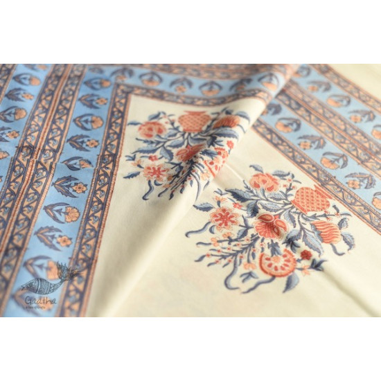 shop Sanganeri Hand block Printed Bedsheet