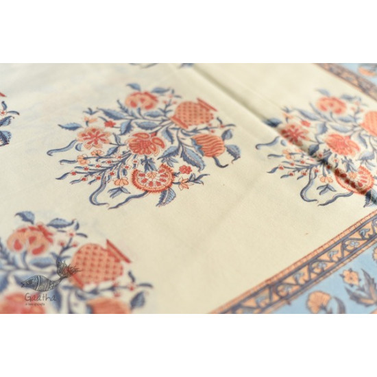 shop Sanganeri Hand block Printed Bedsheet