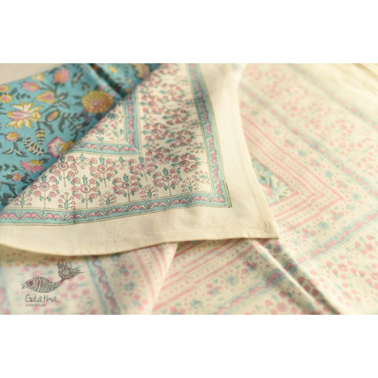 shop Sanganeri Hand block Printed Bedsheet