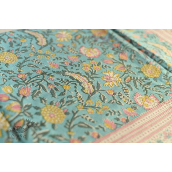 shop Sanganeri Hand block Printed Bedsheet