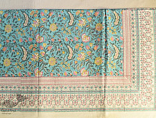 Landscapes Under My Roof | Sanganeri Handblock Printed Double Bedsheet  with Pillow Covers- G